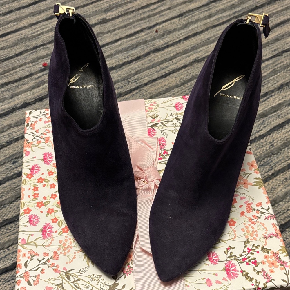 Women's Purple Ankle Boots